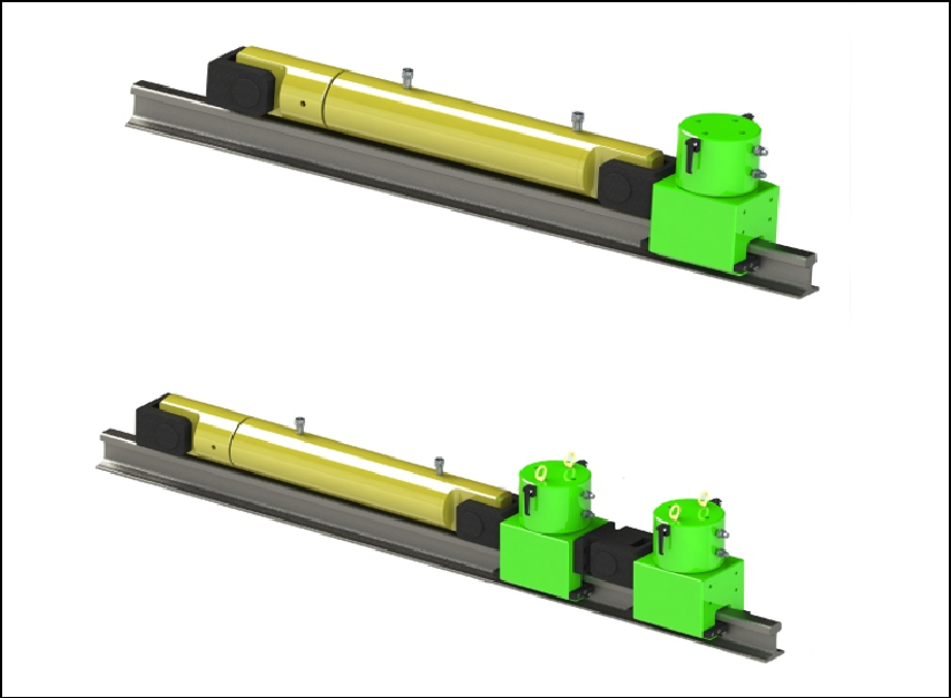 在轨重物推移系统